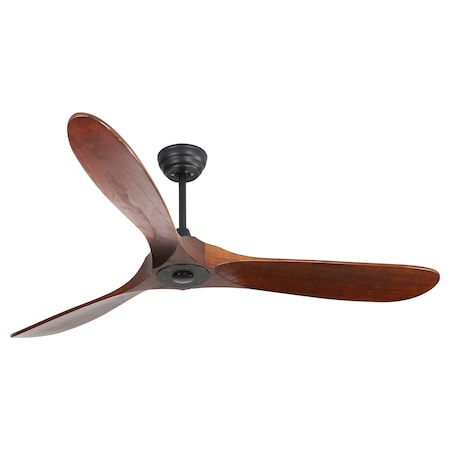 Bansa Rose 52in Black Indoor/Outdoor Ceiling Fan, Remote with Timer, 3 Blade XY-M5203DC
